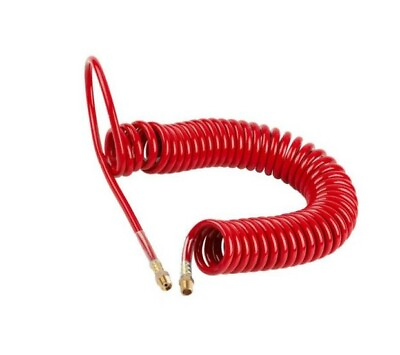 #ad Craftsman 25ft RED Polyurethane Recoil Air Hose 160 PSI $19.99