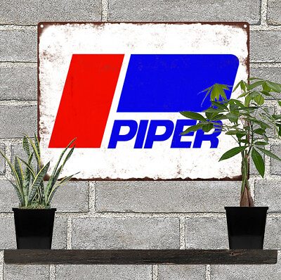 #ad Piper Aircraft Metal Sign Advertising Repro Aviation Mancave 9x12quot; 60192 $24.95