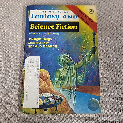 #ad fantasy and science fiction magazine March 1977 $2.50