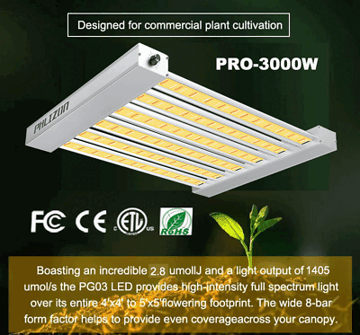 #ad 3000W Pro LED 6Bar Grow Lights 5x5ft Full Spectrum Indoor Commercial Veg Flower $299.76