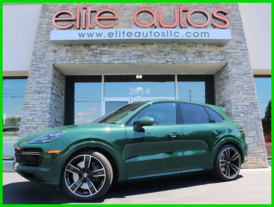 #ad 2022 Porsche Cayenne Cayenne Turbo PAINT TO SAMPLE Green NEW with delivery miles $149980.00
