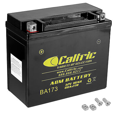 #ad Caltric YTX20H BS AGM Battery for Yamaha 12V 18AH CCA 270 $50.75
