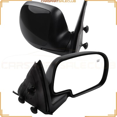 #ad #ad Pair Power Heated Side Exterior Mirrors For Chevrolet Avalanche 1500 Tahoe $61.74