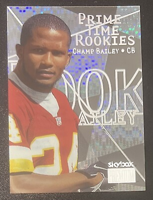 #ad Champ Bailey 1999 Skybox Premium Prime Time Rookies 1:96 Packs #13 Washington $6.00