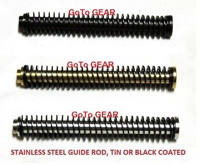 #ad TS Stainless Steel Guide Rod Assembly COATED ROD For GLOCK 17 19 20 Gen 1 2 3 $16.94