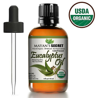 #ad 100% Pure Certified USDA Organic Eucalyptus Therapeutic Grade Essential Oil $13.99