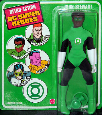 #ad Damaged Package Retro Action DC Super Heroes 8quot; JOHN STEWART Figure GreenLantern $9.99