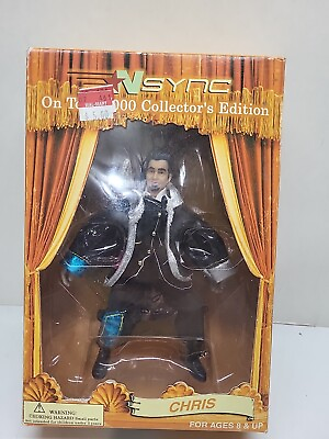 #ad Vintage NSYNC Chris Marionette Doll 2000 Living Toyz Collectible in box $7.95