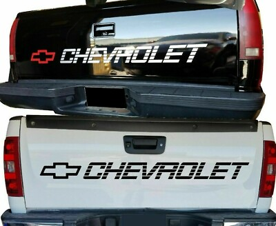 #ad CHEVY Decals CHEVROLET Vinyl Sticker Silverado 1500 Bed Tailgate Letters 454 SS $17.98