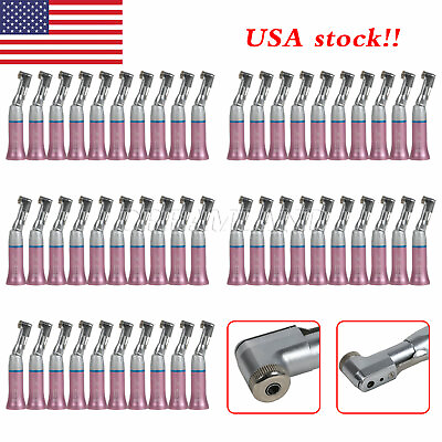 #ad 50pc Dental Low Speed Handpiece contra angle Latch Type NSK Style Pink $729.62