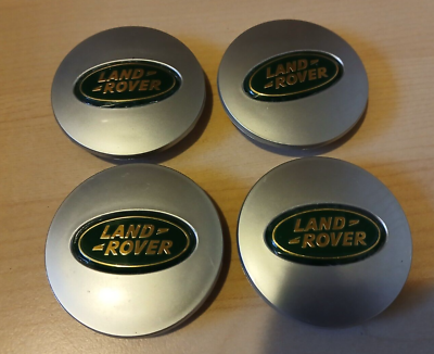 #ad Set of 4 63mm Center Caps for LR2 LR3 LR4 Range Rover Evoque Sport Silver $19.50