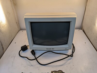 #ad Packard Bell Monitor PB1272A Manufactured Year 1989 Tested to power on $75.00