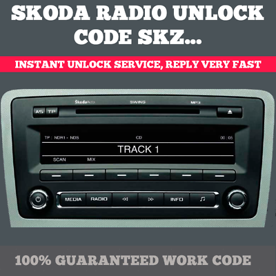 #ad Skoda Radio Code Decode Unlock PIN Swing Bolero Stream Symphony Blues Octavia $3.29