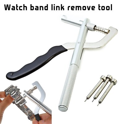 #ad Handheld Wrist Watch Band Link Remover Tools Strap Chain Pins Bar Remove Pliers $13.98