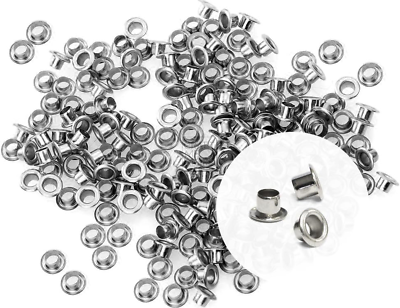 #ad CRAFTMEMORE 1 8 Inch ID Grommets Eyelets 3MM Hole Self Backing Eyelet for Bead C $18.37