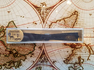 #ad Mormac USA NOS Vintage Luxury Watch Strap Norwegian Calfskin Long 5 8 Inch 16 mm $25.00