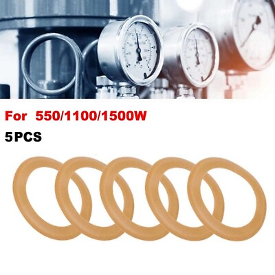 #ad #ad 5pcs Pump Piston Ring Rubber For 550W 1100W 1500W Oil Free Silent Air Compressor $7.13