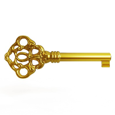 #ad KYF 2 Solid Brass Reproduction Skeleton Key fits Most of The Howard Miller S... $22.07