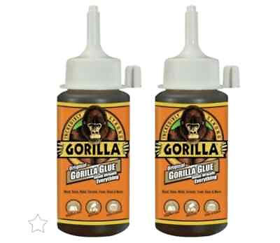 #ad #ad Gorilla Glue Original Waterproof 4 Ounce Bottle Brown 2 Pack $14.98