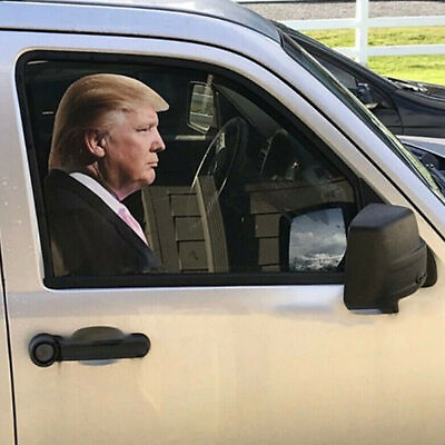 #ad President Biden Donald Trump Car Passenger Window Decal Stickers April Fool 2024 $6.30