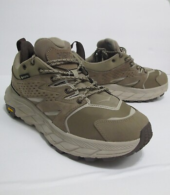 #ad NEW Mens Hoka Anacapa Low GTX Gore Tex Dune Oxford Tan Hiking Shoes 8 D $90.00