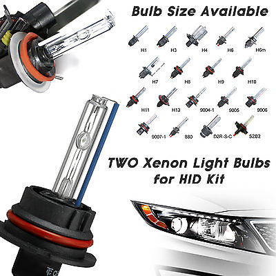#ad Two XENON HID KIT #x27;s REPLACEMENT Light BULBS H1 H3 H4 H7 H10 H11 9006 9005 5202 $15.32