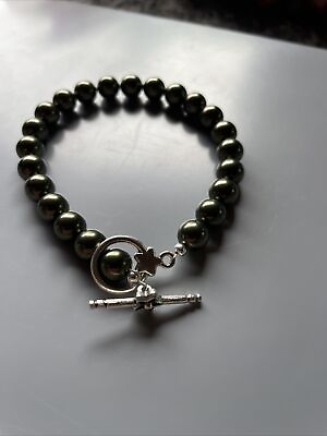 #ad Swarovski 8 mm Crystal Pearl Bracelet. $18.00
