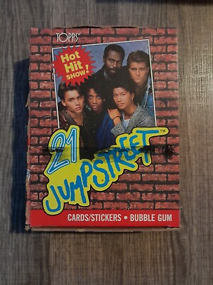 #ad 1988 Topps 21 Jumpstreet Box 48 Packs $85.00