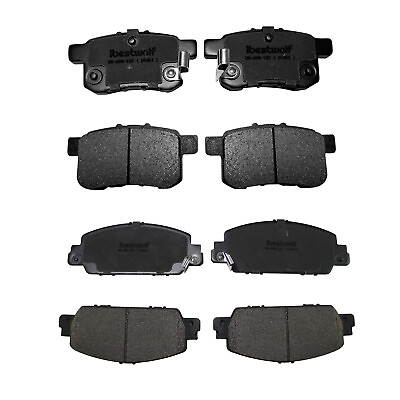#ad For 2013 2014 2015 2016 2017 Honda Accord Front and Rear Ceramic Brake Pads $40.19