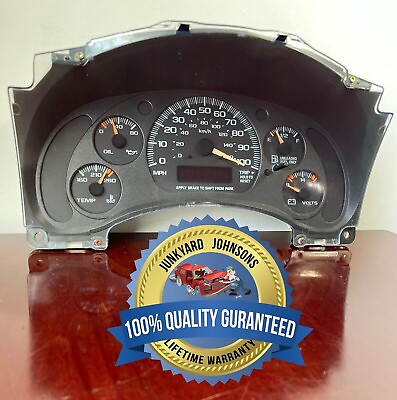 #ad 2001 Chevrolet Express 2500 5.7L dash board odometer cluster $149.99