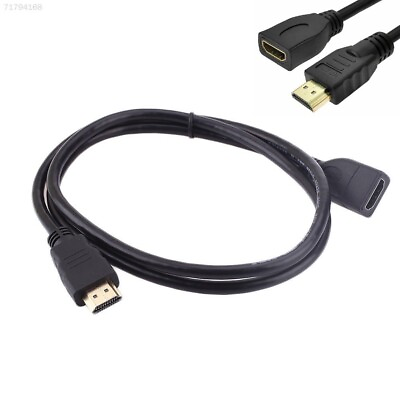 #ad HDMI Extension Cable Male to Female HDMI Cable Extender Adapter 3D 4K x 2K Lot $6.99
