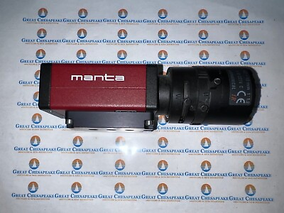 #ad Manta G 033C MG033C IRC POE Gig E Machine Vision Camera w Lense $79.97