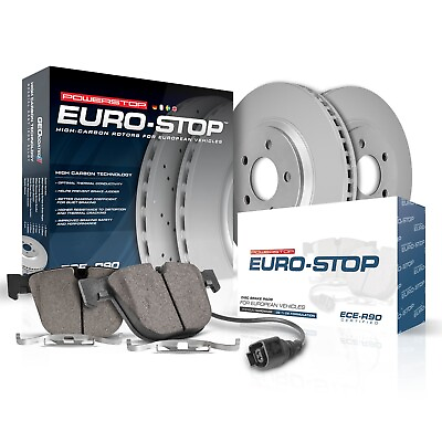 #ad Powerstop ESK6293 Brake Discs And Pad Kit 2 Wheel Set Rear for Land Rover 12 15 $173.70