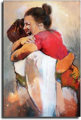 #ad 1st Day In Heaven Poster Jesus Canvas Wall Art Painting Christ Picture $28.90