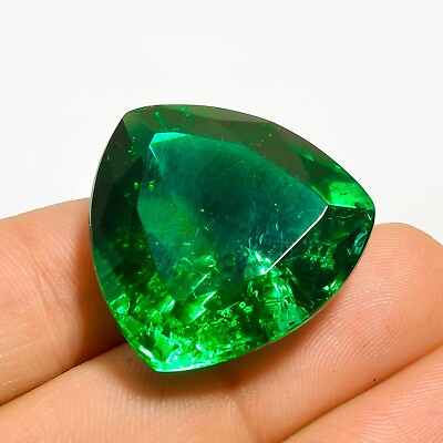 #ad Natural Emerald Gemstone with certificate Lab Emerald Fancy CUT 6 MM TO 30 MM $63.00
