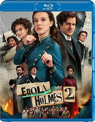 #ad Enola Holmes 2 Movie Blu ray Quick Free Shipping $12.98