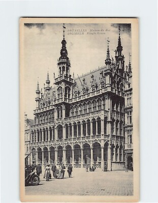 #ad Postcard The King#x27;s House Brussels Belgium $3.21