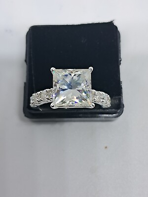#ad 5.00 Ct Gorgeous Off White VVS Diamond Solitaire Ring in Princes Cut Certified $261.36