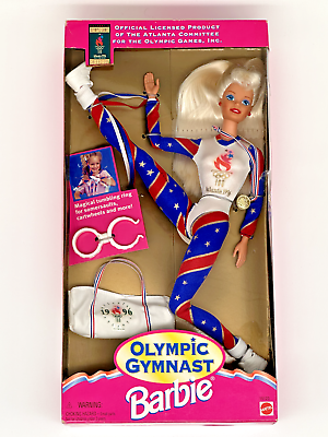 #ad Olympic Gymnast Barbie Official Licensed Atlanta Committee 1995 Mattel New $19.99