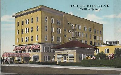 #ad Postcard Hotel Biscayne Ocean City NJ $19.98
