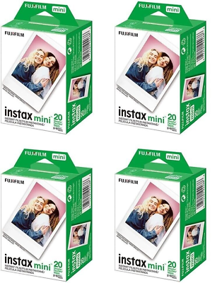 #ad New 80 Fujifilm Instax Mini Instant Film Sheets For Mini 8 9 10 11 Cameras $66.00