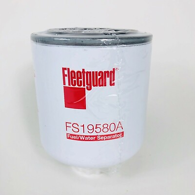 #ad FLEETGUARD FS19580A FILTER FUEL WATER SEPARATOR $27.95