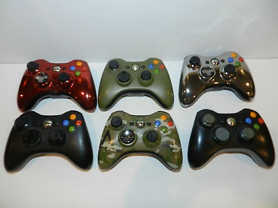 #ad OEM Official Microsoft XBOX 360 Wireless Controller Pick A Color 1403 Cover $43.91
