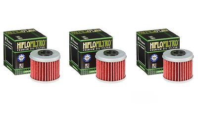 #ad Honda CRF250R HiFlo Oil Filter HF116 CRF250 CRF 250R 250 Pack of 3 $14.33