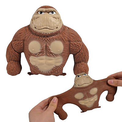 #ad 1pcs Gorilla Elastic Stretch Monkey Squeeze Toy Funny Tricky Simulation Gift New $12.29