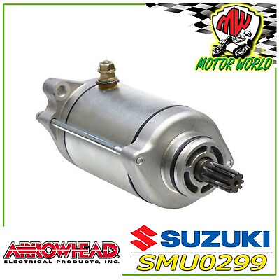 #ad SMU0299 Starter Motor Arrowhead Suzuki LT F500F 4WD Vinson 2006 2007 $93.37