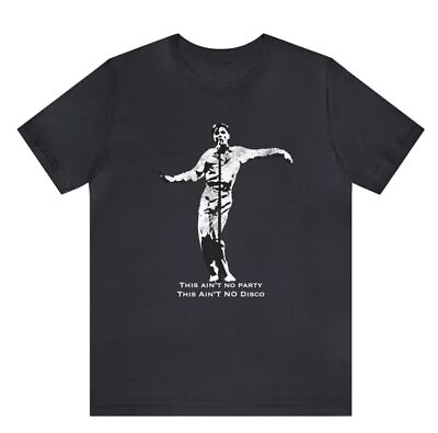 #ad Vintage David Byrne Talking Heads Black Short Sleeve T shirt SH494488 $18.99