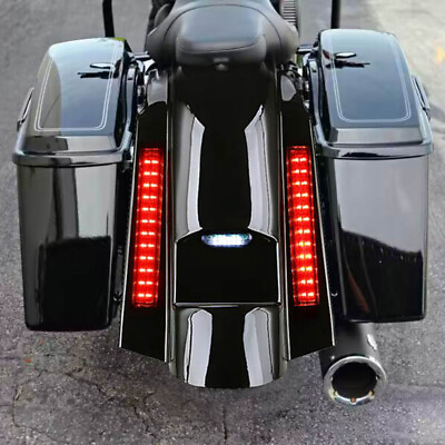 #ad CVO 4#x27;#x27; BAGGER EXTENDED STRETCHED REAR FENDER License Plate Light FOR HARLEY FLH $427.65