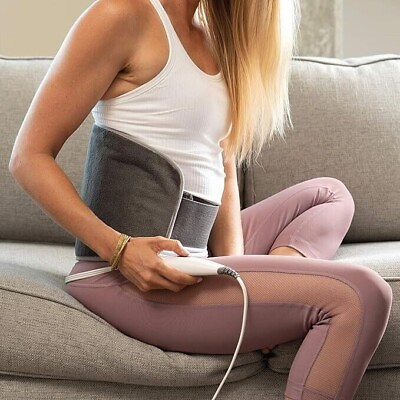 #ad Heating Waist Pad for Back Relaxing Pain 4 Relief Heating Levels Portable Belt $21.99