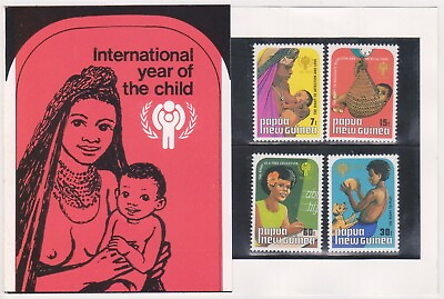 #ad F217 19 1979 Papua New Guinea stamp pack Year of the child S AU $30.00